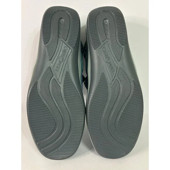 Orthofeet Woman's X-Wide 11 2E Teal Mary Jane Comfortable Shoes Adjustable Strap - Picture 5 of 7